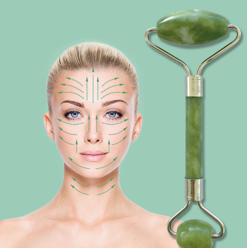Нефритен-ролер-за-масаж-на-лице-Jade-roller-odonata-cosmetics Нефритен ролер за масаж на лице – Jade roller