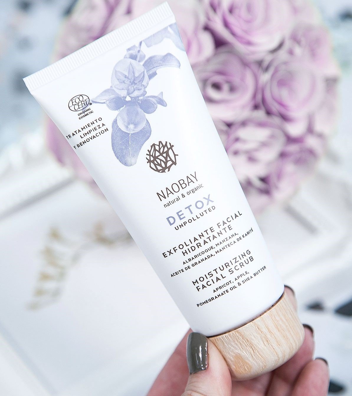 Хидратиращ пилинг-за-лице-DETOX-Naobay-odonata-cosmetics