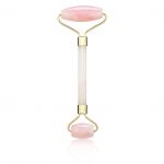 Ролер за масаж на лице от розов кварц – Rose quartz face roller 1