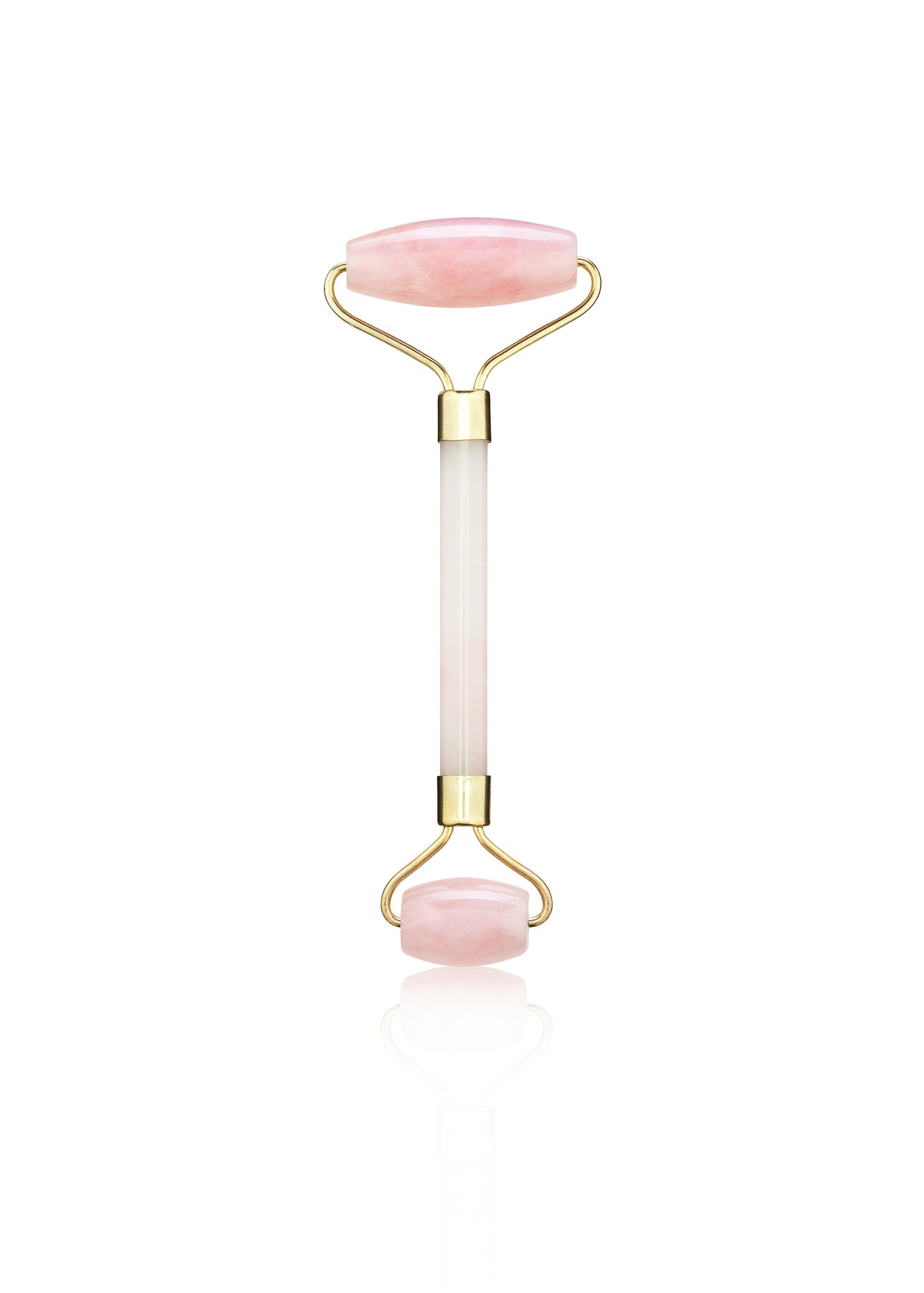 Ролер за масаж на лице от розов кварц - Rose quartz face roller 2 Ролер за масаж на лице от розов кварц - Rose quartz face roller