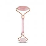 Ролер за масаж на лице от розов кварц – Rose quartz face roller 1