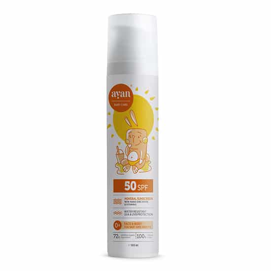 Бебешка-слънцезащита-SPF50–AYAN-odonata Бебешка слънцезащита SPF50 – AYAN