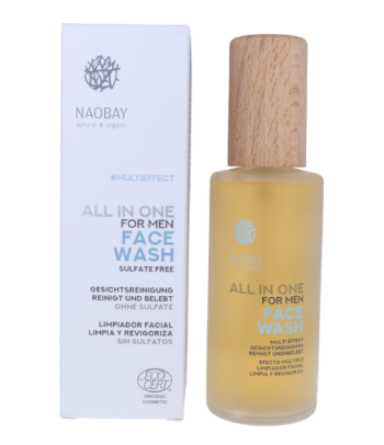 Измиващ гел за лице за мъже – ALL IN ONE – NAOBAY