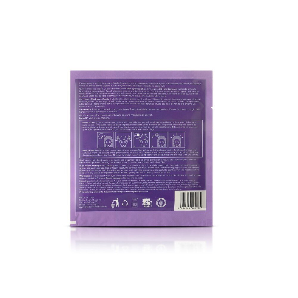 Пречистваща-лист-маска-за-коса-Hyalurvedic-GYADA-Cosmetics-odonata 2 Пречистваща лист-маска за коса Hyalurvedic - GYADA Cosmetics