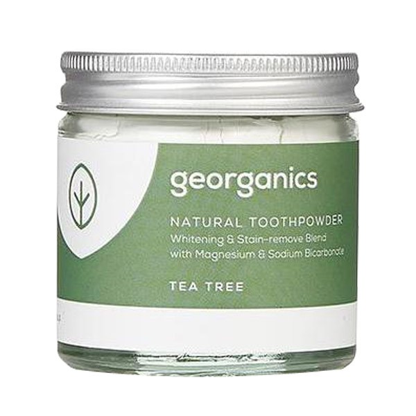 Натурална-пудра-за-зъби-чаено-дърво-Georganics-odonata Натурална пудра за зъби - чаено дърво - Georganics