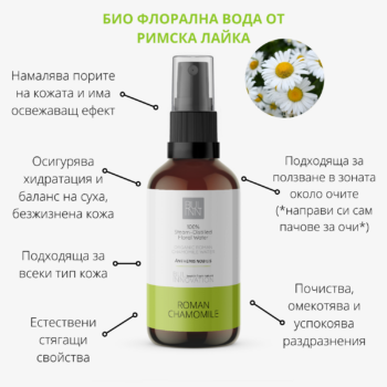 Флорална вода от римска лайка – BUL INNOVATION