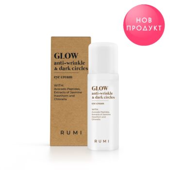 Околоочен крем против бръчки и тъмни кръгове GLOW - Rumi