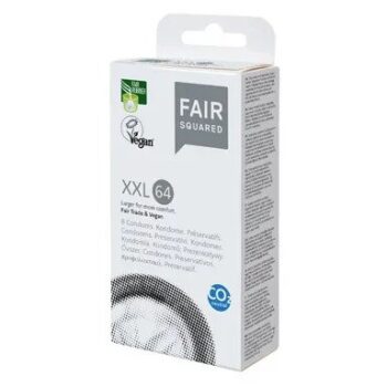 Презервативи от натурален каучук XXL - Fair Squared