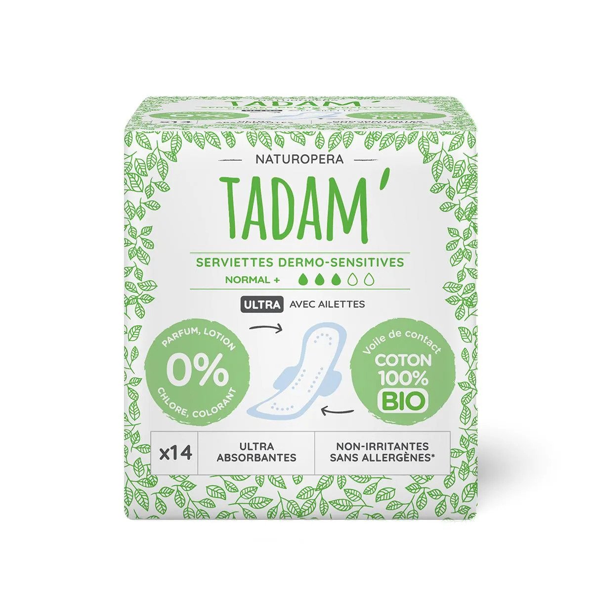 Био-дамски-превръзки-ULTRA-NORMAL+-TADAM-odonata Био дамски превръзки ULTRA NORMAL+ - TADAM