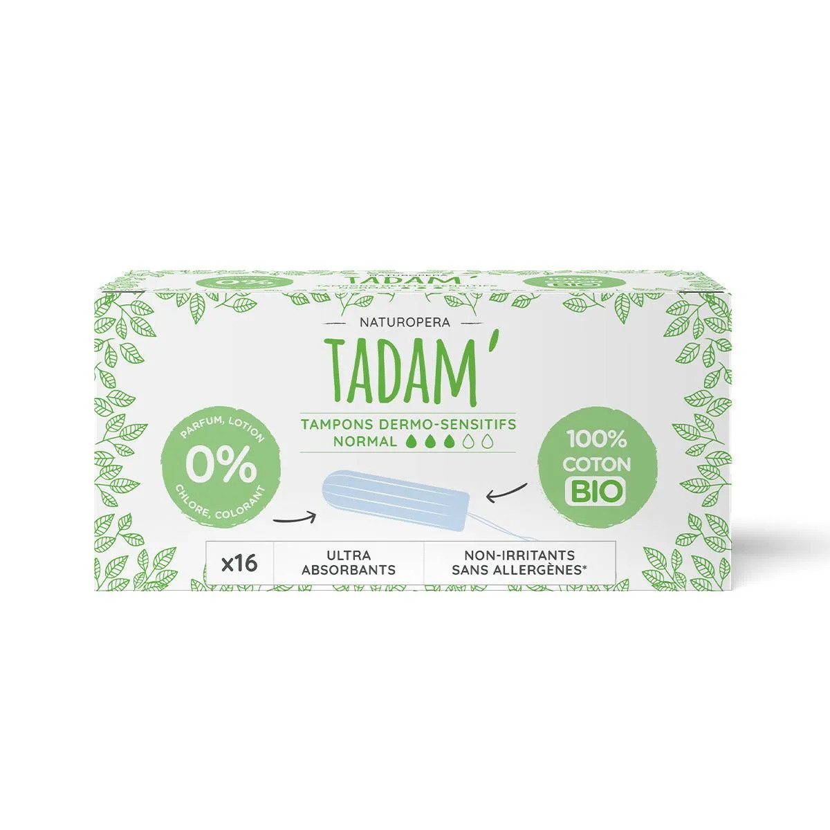 Био-дамски-тампони-NORMAL-TADAM-odonata Био дамски тампони NORMAL - TADAM
