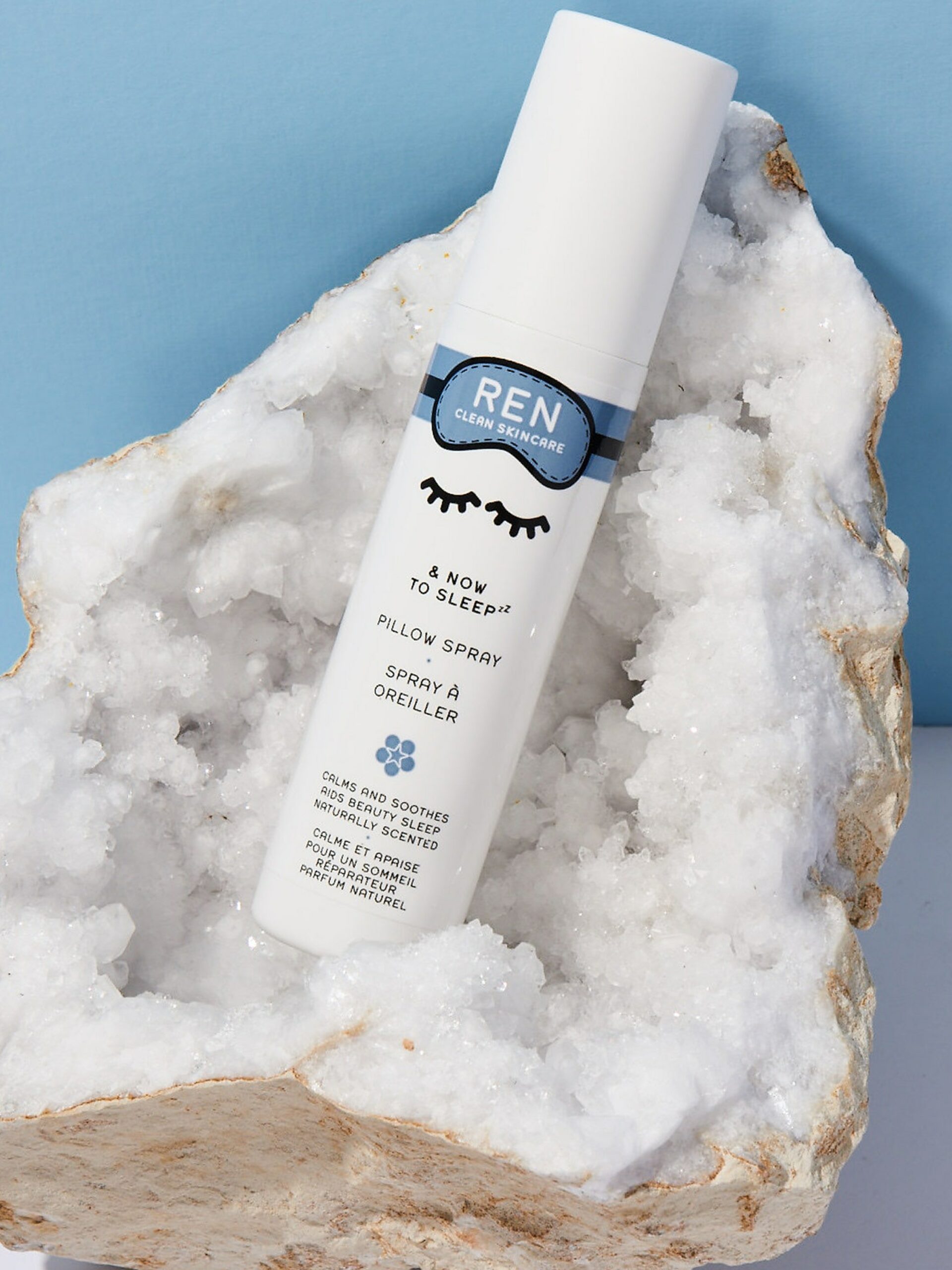 & Now to Sleep Pillow Spray_renskincare -одоната Сет калъфка от веган коприна + спрей за сън REN