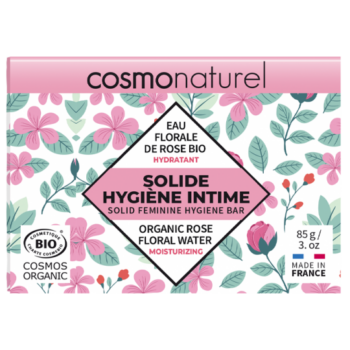 Твърд хидратиращ бар за интимна хигиена с роза - COSMO NATUREL