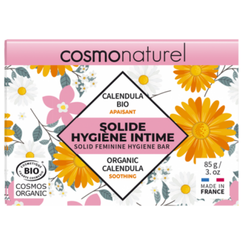 Твърд успокояващ бар за интимна хигиена с невен - COSMO NATUREL