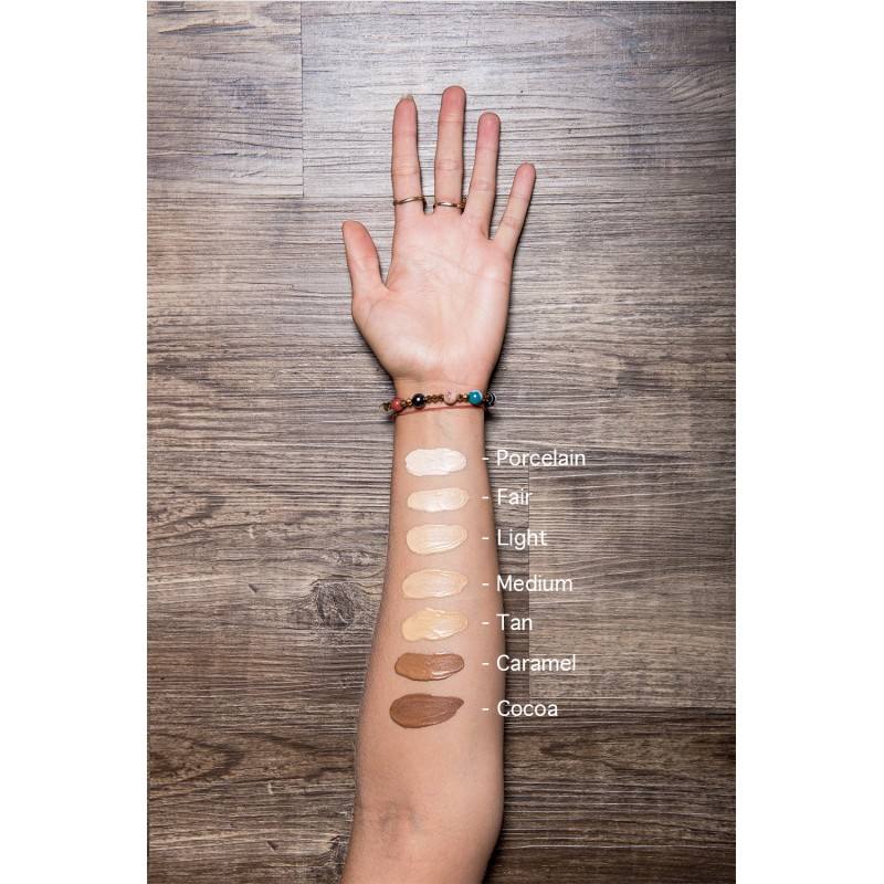 BB Cream - Arm Swatch-phb-beauty-бб-крем-цветовеjpg Bare Skin BB Крем +SPF15 - Eco Tube PHB Beauty