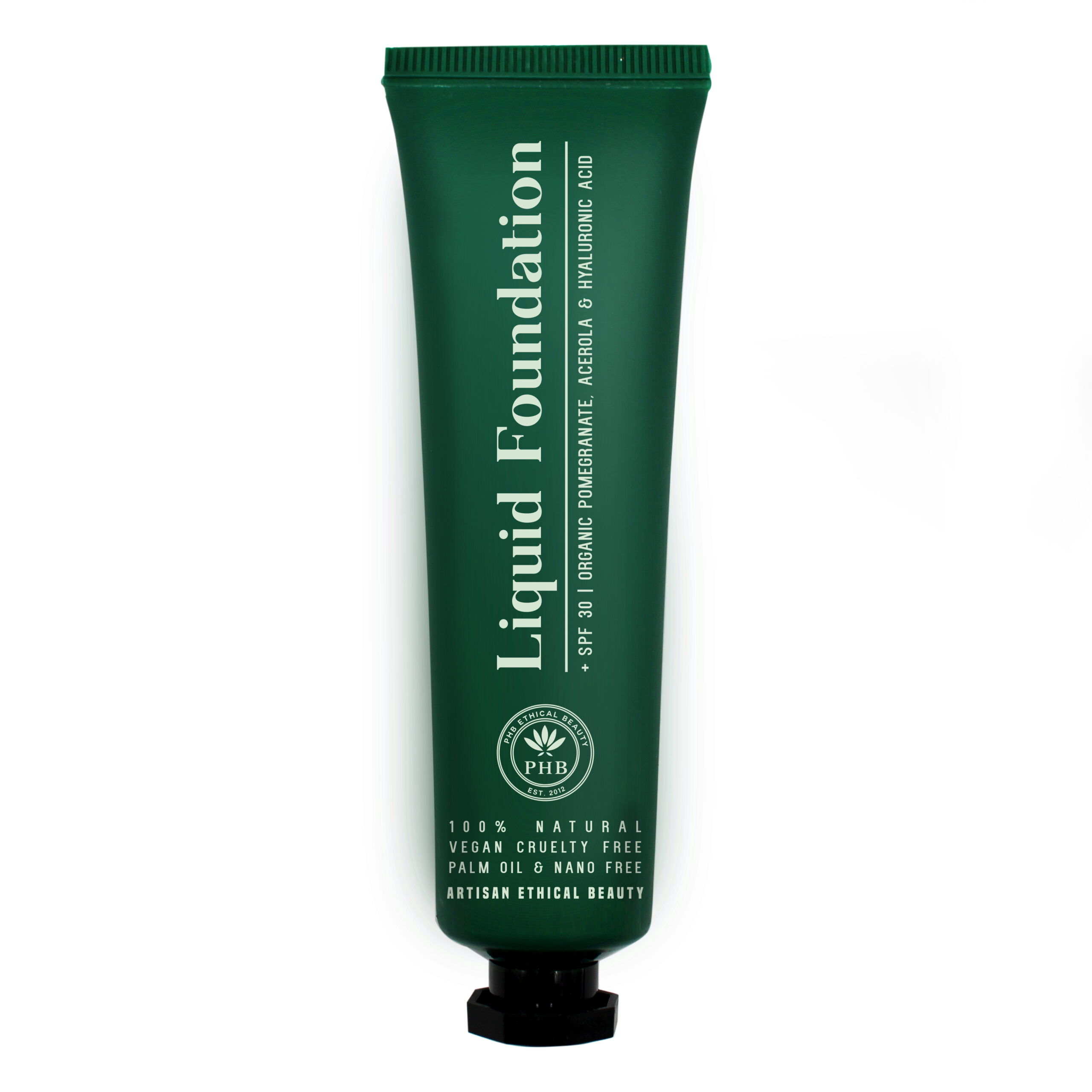 PHB Liquid Foundation-SPF30-ODONATA Течен фон дьо тен Flawless Filter + SPF30 - Eco Tube PHB Beauty