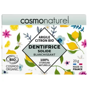 Био избелваща твърда паста за зъби с лимон – COSMO NATUREL