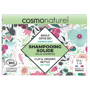 Био твърд шампоан за мазна коса с глина и коприва – COSMO NATUREL