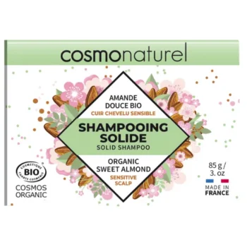 Био твърд шампоан за чувствителен скалп с бадеми – COSMO NATUREL