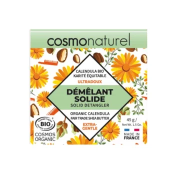 Био твърд шампоан с разплитащ ефект с невен и масло от карите – COSMO NATUREL