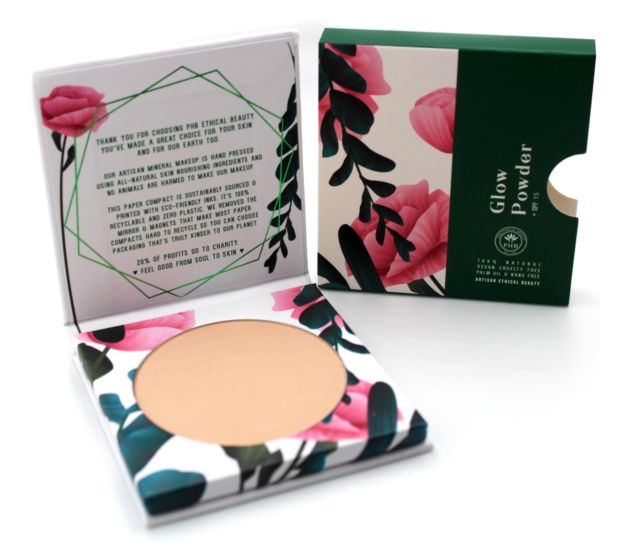 Glow Powder Pack Shot Full-PHB-BEAUTY-ODONATA Glow Powder - Финиш пудра - PHB Beauty