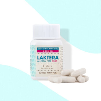 Пробиотик капсули Laktera Allergy free rose+