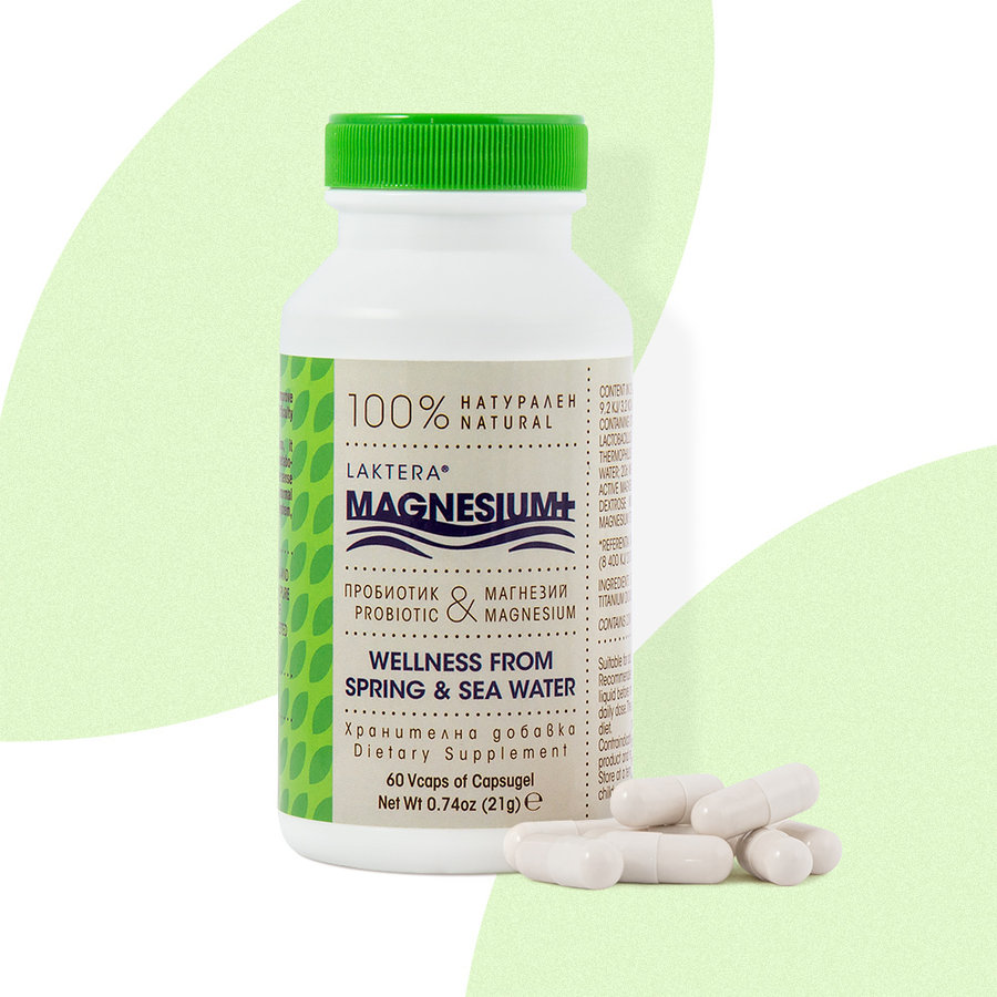 Пробиотик-капсули-Laktera-Magnesium+-odonata Пробиотик капсули Laktera Magnesium+