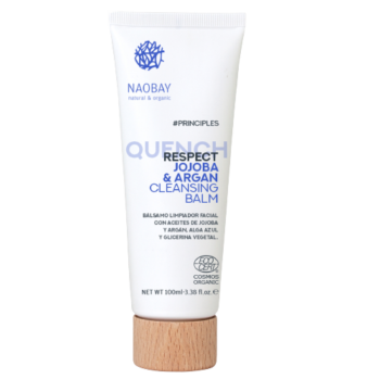 Балсам за измиване на лице с жожоба и арган QUENCH Respect - Naobay