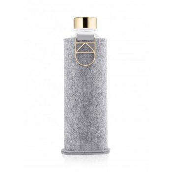 Еко стъклена бутилка за вода Equa Pink Gold 750мл