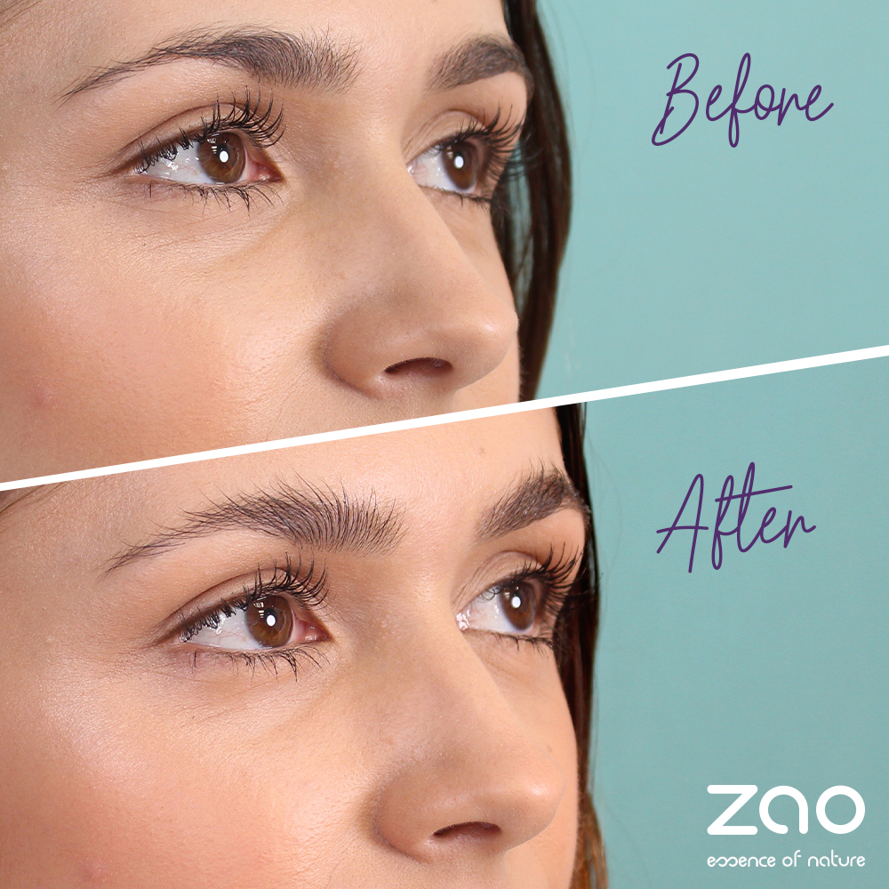 BEFORE AFTER EYEBROW GEL Спирала за вежди - Zao Organic