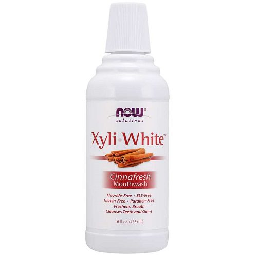 NOW XyliWhite Cinnafresh Mouthwash, 473 ml