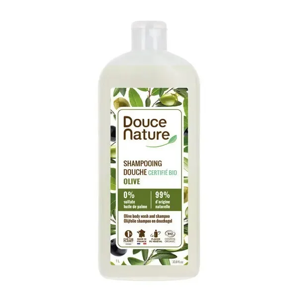 Douce Nature - Шампоан и Душ-гел с органичен зехтин Douce-Nature-Шампоан-и-Душ-гел-с-органичен-зехтин