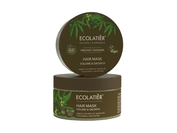 Ecolatier-Маска-за-коса-за-растеж-и-обем-с-Органичен-канабис-odonata Ecolatier - Маска за коса за растеж и обем с Органичен канабис