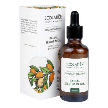 Ecolatier - Ревитализиращ и подхранващ серум за лице с органичен арган
