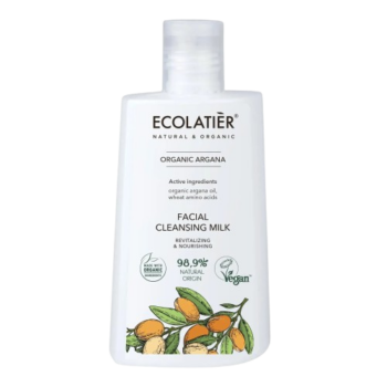 Ecolatier - Ревитализиращо почистващо мляко с органичен арган