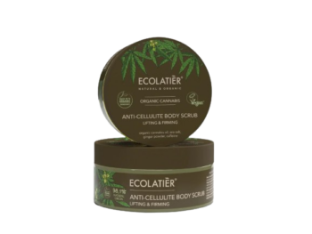 Ecolatier - Стягащ антицелулитен скраб с Органичен канабис