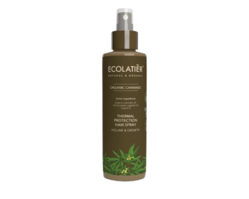 Ecolatier - Термозащитен спрей за коса с Органичен канабис