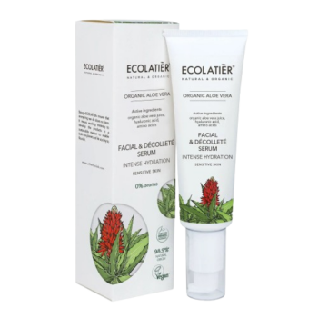Ecolatier - Хидратиращ серум за лице и деколте с Алое Вера