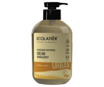 Ecolatier - Подхранващ крем за ръце и тяло с Пантенол