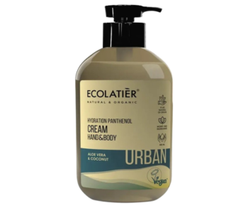 Ecolatier - Хидратиращ крем за ръце и тяло с Пантенол