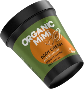 Organic Mimi - Антицелулитен крем за тяло с Бадем и папая