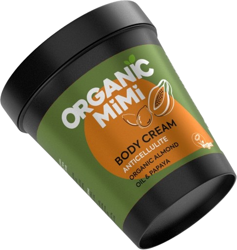 Organic Mimi-Антицелулитен-крем-за-тяло-с-Бадем-и-папая-odonata Organic Mimi - Антицелулитен крем за тяло с Бадем и папая