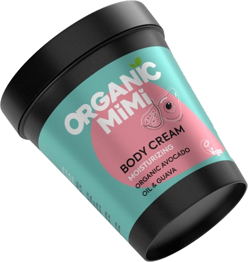 Organic Mimi-Хидратиращ-крем-за-тяло-с-Авокадо-и-гуавa-odonata Organic Mimi - Хидратиращ крем за тяло с Авокадо и гуава