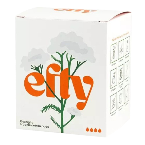 Efty-Дамски-нощни-превръзки-от-био-памук-10-бр.-odonata Efty - Дамски нощни превръзки от био памук 10 бр.